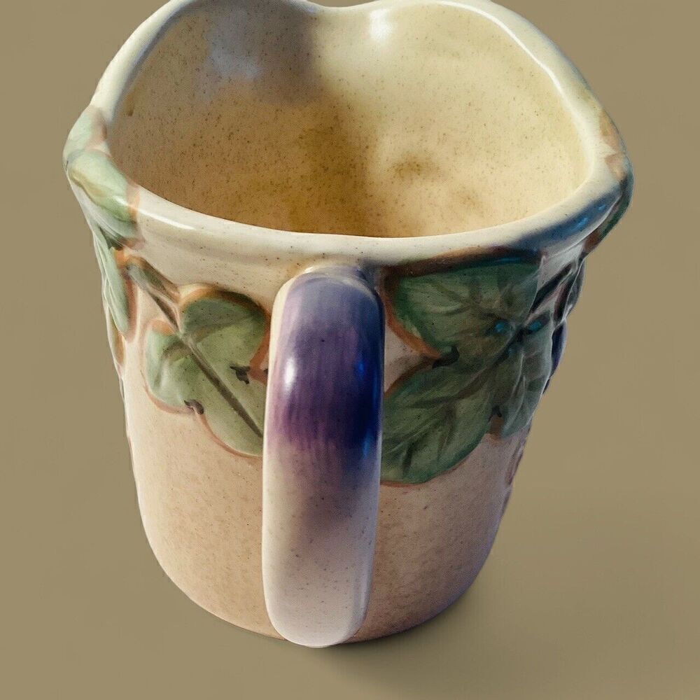 Mikasa Creamer "Chablis" retired in 2007, 3D Grapes on the Vines Cream Pitcher - Picture 6 of 7